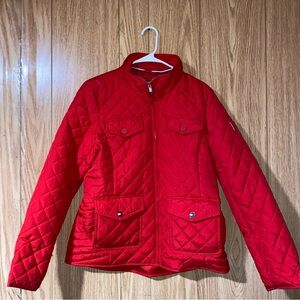 Tommy Hilfiger Red Quilted Jacket